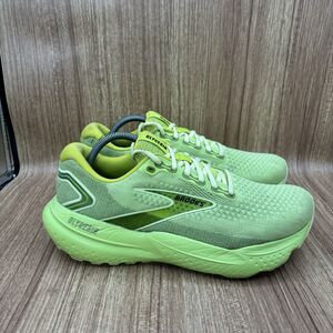 Brooks Glycerin 21  Men's Size 11 D Pale Yellow Lime Running Shoes 110419 1D 366
